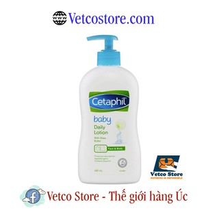 Sữa dưỡng thể cho bé Cetaphil baby daily lotion 400ml