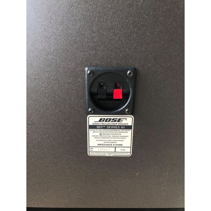 Tem Loa Bose 601 Seri III Decal Dán Mặt Sau Loa