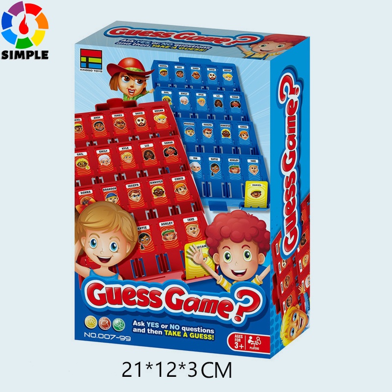 Gues s Who Is It Classic Board Game Funny Family Guessing Games