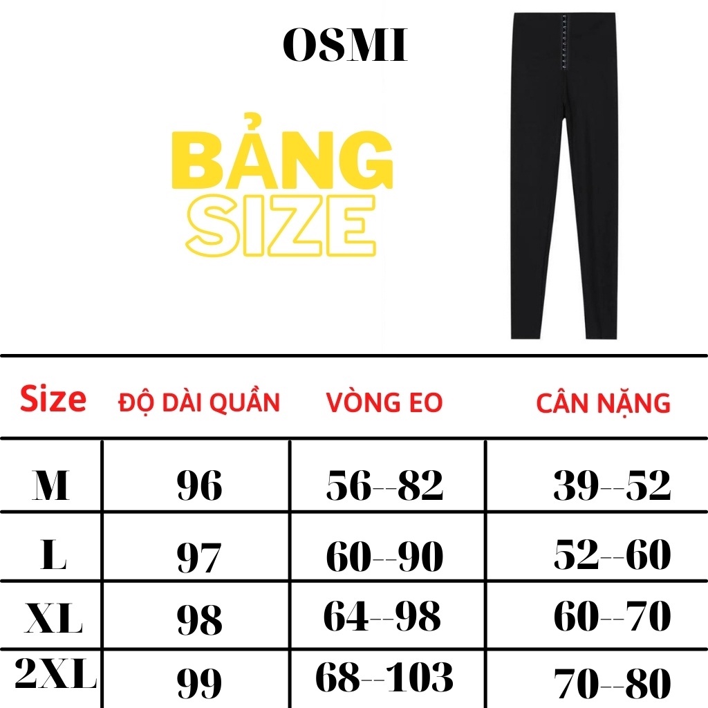 Quần legging nữ đen cạp cao gen nịt bụng giảm eo đai latex yoga thể dục thể thao