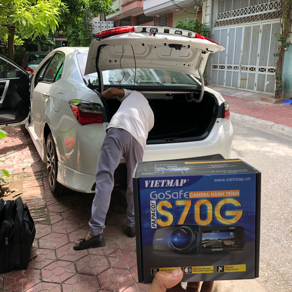 Camera hành trình Vietmap PAPAGO GoSaFe S70G, cảnh báo giao thông, mini bản đồ Vietmap, hàng chính hãng. | BigBuy360 - bigbuy360.vn
