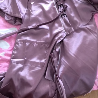 Áo choàng ngủ satin
