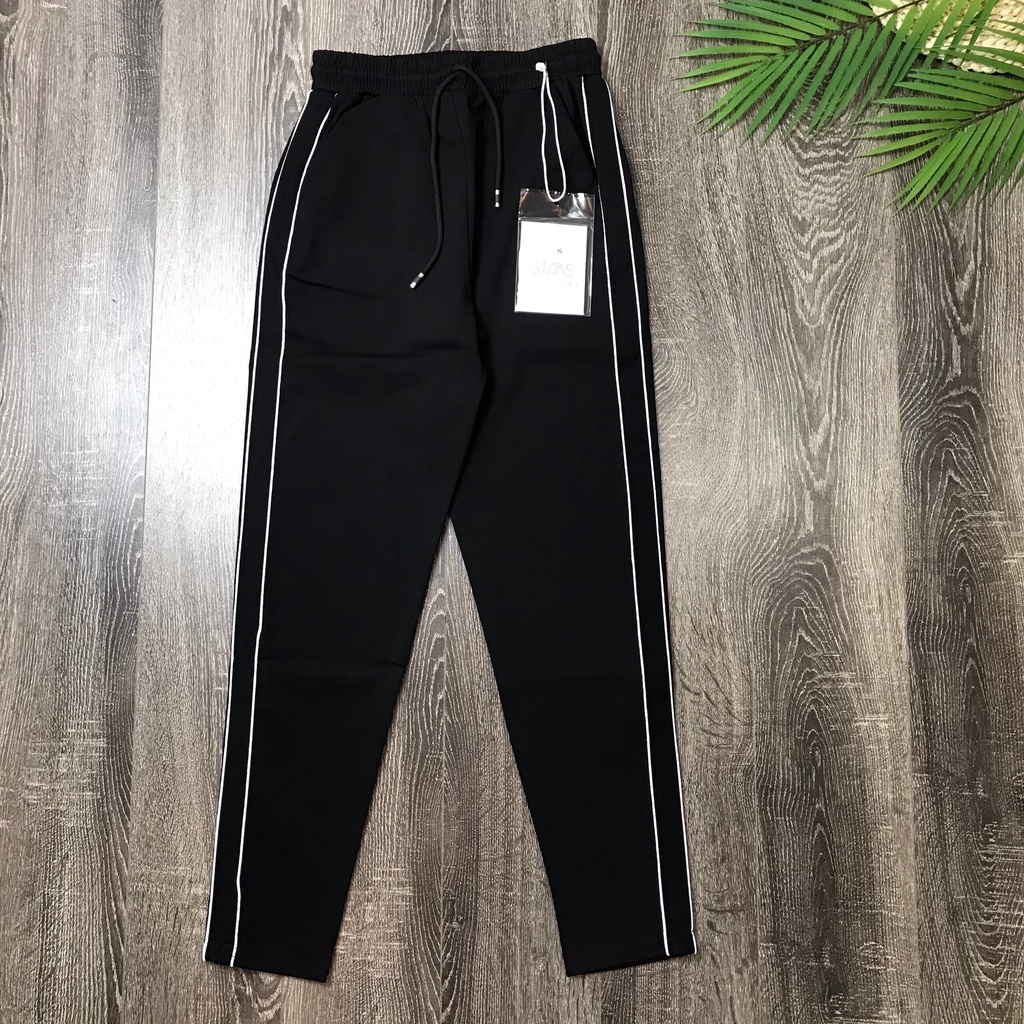 Quần Jogger Nữ Minchi Chất Umi Hàn 2 Sọc Nhí Star Ông Côn Thể Thao Gym Trẻ Trung Năng Động
