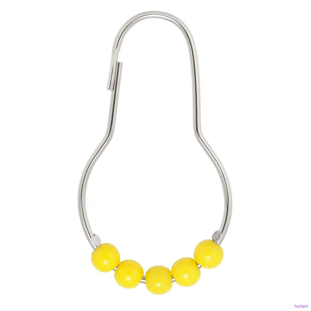 12 Móc Treo Rèm Nhà Tắm Bằng Thép Không Gỉ | BigBuy360 - bigbuy360.vn