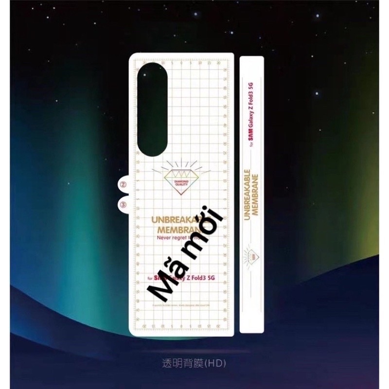 Miếng dán dẻo PPF trong Samsung Z Fold 5, Z Flip 5 Z Fold 3 5G, Z Fold 2, Z Flip 3,4 , Fold 4 bảo vệ máy mặt trước, sau,