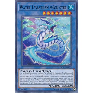 Thẻ bài Yugioh - TCG - Water Leviathan @Ignister / IGAS-EN034'