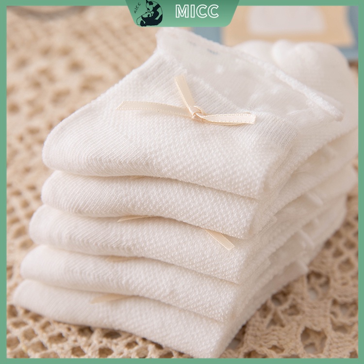 Vớ Cotton Ren Thời Trang Cho Bé Gái Từ 8-12 Tuổi