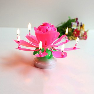 Đèn Nến Sinh Nhật 3D Nở Hoa