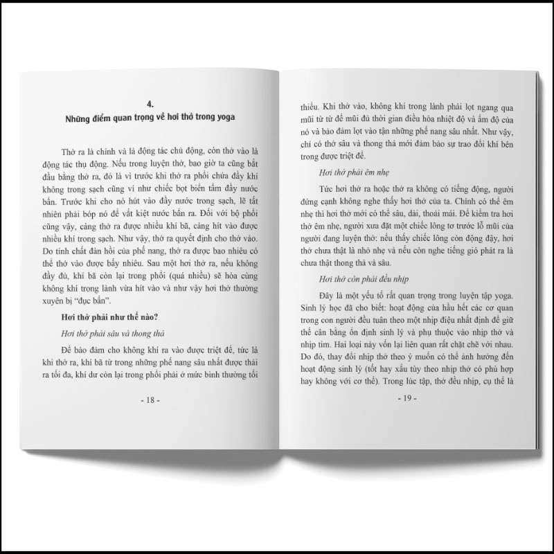 Sách yoga: Hơi thở trong yoga