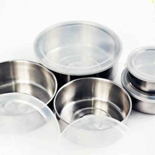 Bộ thố lạnh inox 5 món [ BÁT INOX 5 MÓN ]