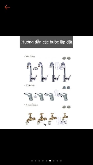 Bộ lọc nước tại vòi