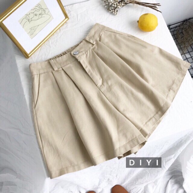 Quần short đũi ống rộng nhật