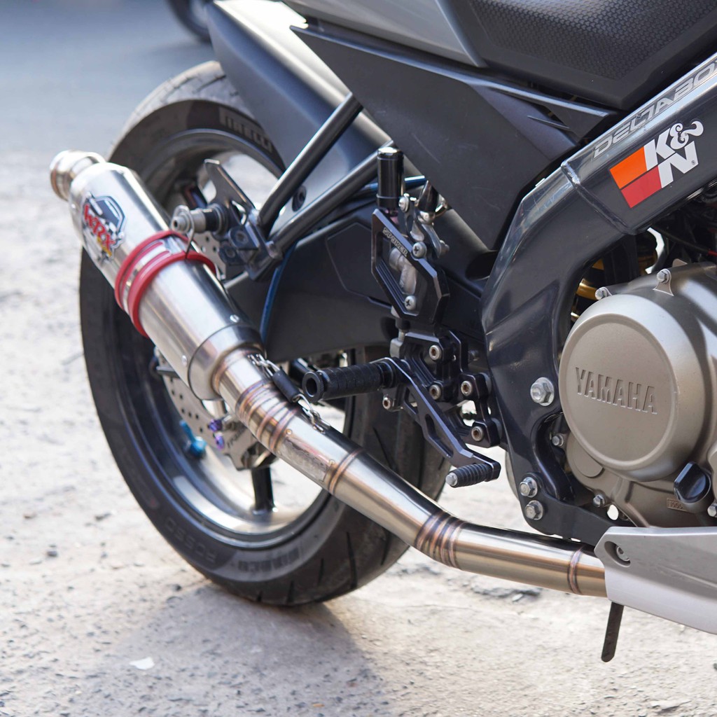 Pô WRX Oval K2 màu inox