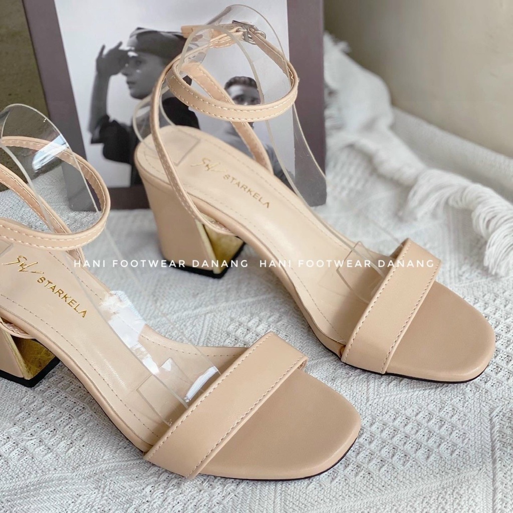 Giày cao gót 7 phân Thiên Hương VNXK BP2TH81 Giày cao gót nữ đế vuông 7p cm tôn dáng siêu sang đi học đi làm sang trọng