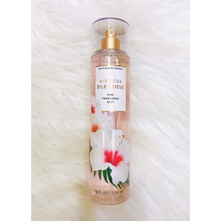 [Auth] Xịt thơm toàn thân hương nước hoa Bath and Body works Hibiscus Paradise Body Mist 236ml