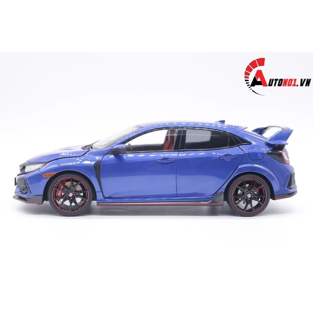 MÔ HÌNH XE HONDA CIVIC HATCHBACK TYPE R BLUE 1:18 LCD 5778