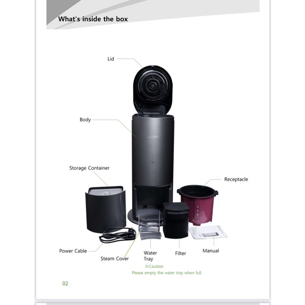 Máy xử lý rác thải hữu cơ SmartCara innovation Pcs-500D