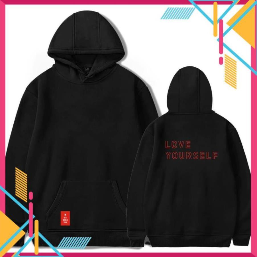 [SALE SỐC] ✔️ Áo Hoodie LOVE YOURSELF WORLD TOUR BTS