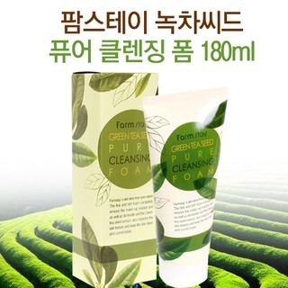 Sữa Rửa Mặt Trà Xanh FARMSTAY 180ml