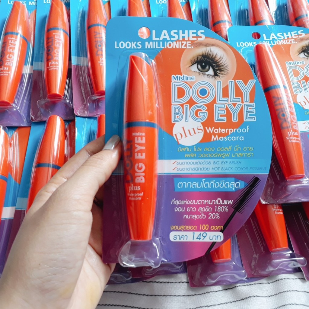 [HOT] Mascara Mistine Dolly Big Eye Dài Mi Không Gây Panda Mắt