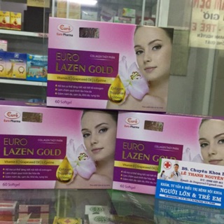 ✅(chính hãng)viên uống EURO LAZEN GOLD đẹp da