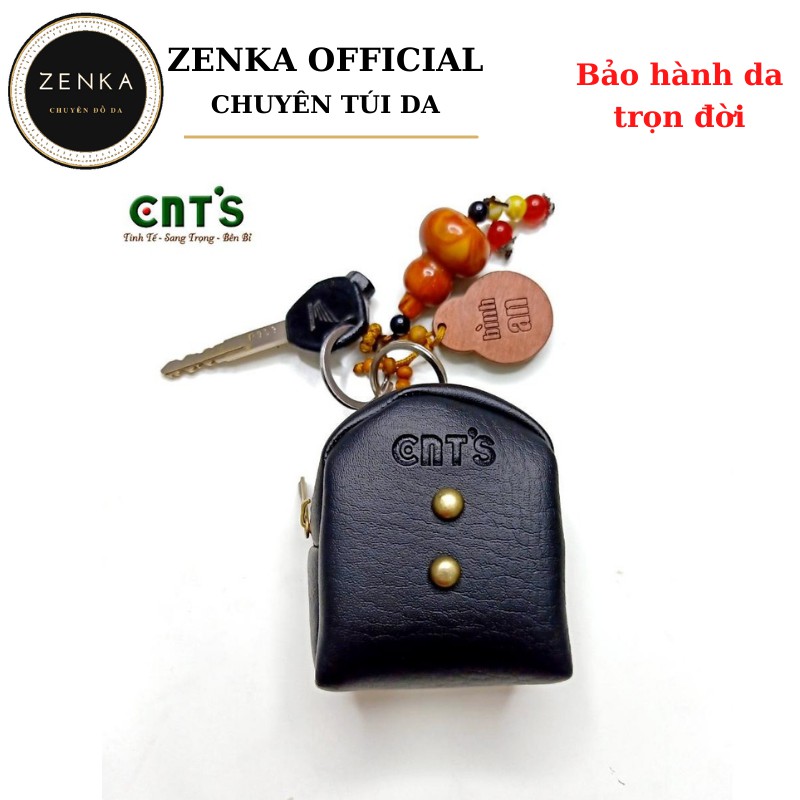 Ví da mini Zenka đựng tiền lẻ, làm móc khóa cực kỳ tiện dụng