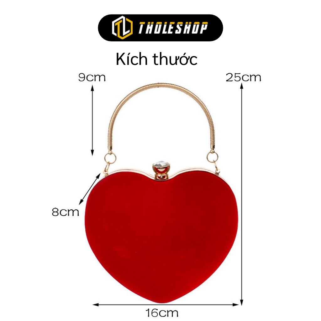 Túi Xách Đeo Chéo GIGAHOME Túi Cầm Tay Hình Trái Tim Xinh xắn Cho Nữ Thích Hợp Đi Tiệc 8304