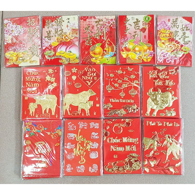 6 Bao Lì xì Ngắn xịn