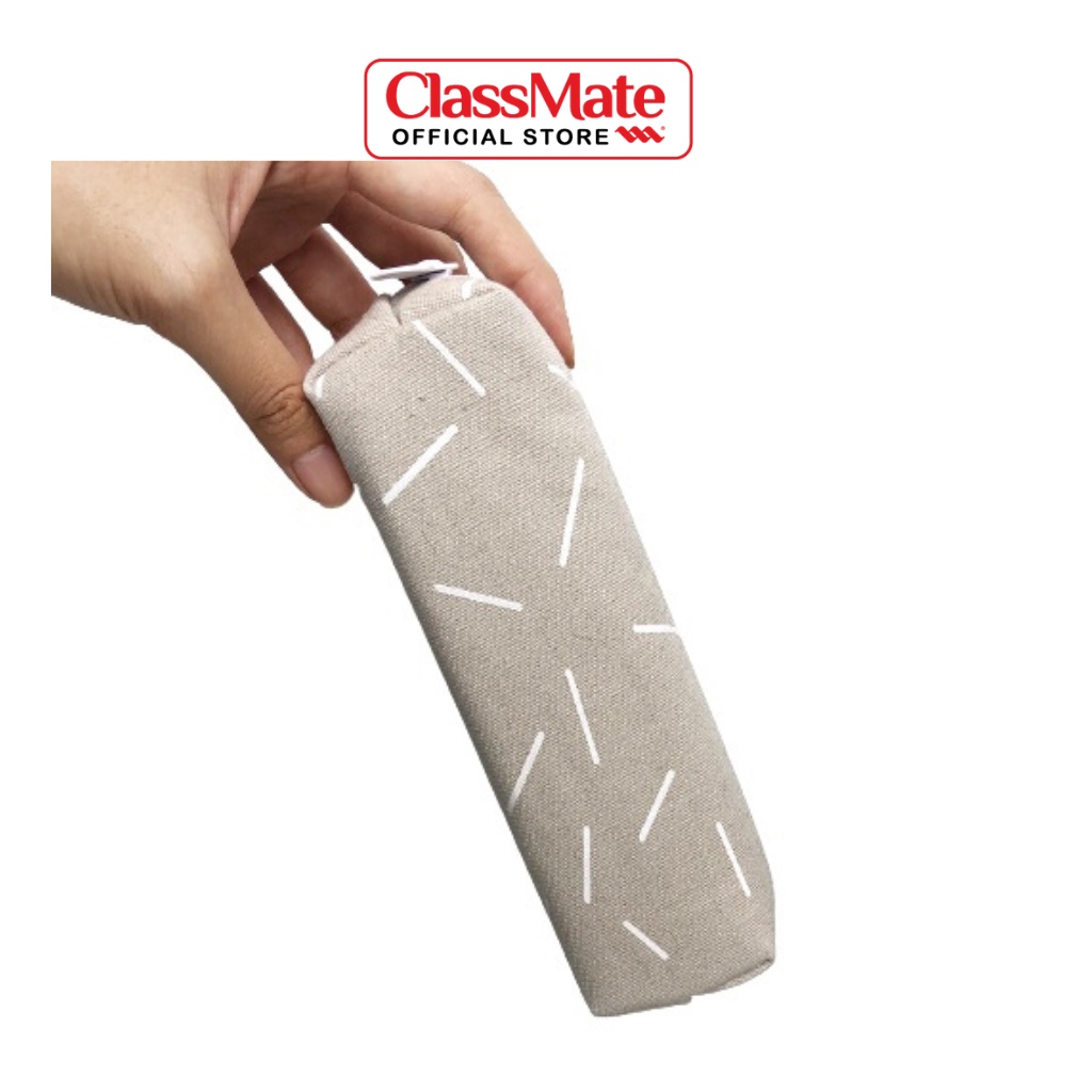 Túi Đựng Bút Học Sinh CLASSMATE Vải Canvas , 3 lớp, An Toàn, Hoạt Tiết Độc Đáo CL-19111