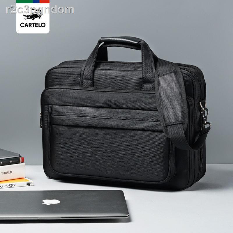 Cặp nam chính hãng Kadi Le Crocodile Túi đựng máy tính 15 inch dung tích lớn messenger xách nhiều lớp | BigBuy360 - bigbuy360.vn