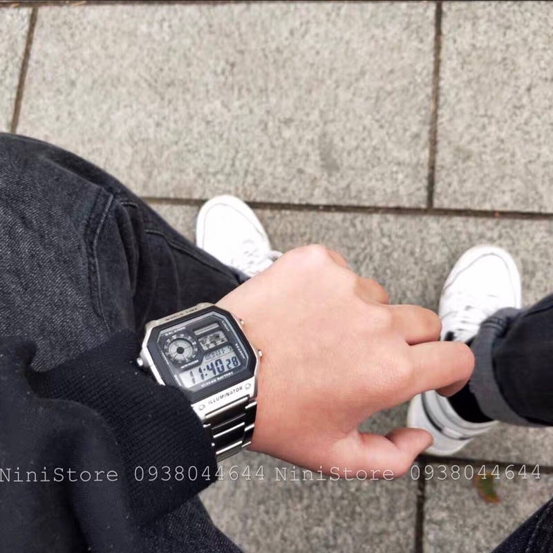 [niniwatch.official] Đồng Hồ AE1200 năng động hai màu cá tính dành cho nam | BigBuy360 - bigbuy360.vn