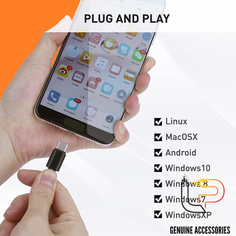 Usb sound 7.1 - bộ chuyển đổi cổng usb + usb Type-C sang Audio và mic