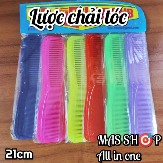 Lược chải tóc nhựa / 21cm