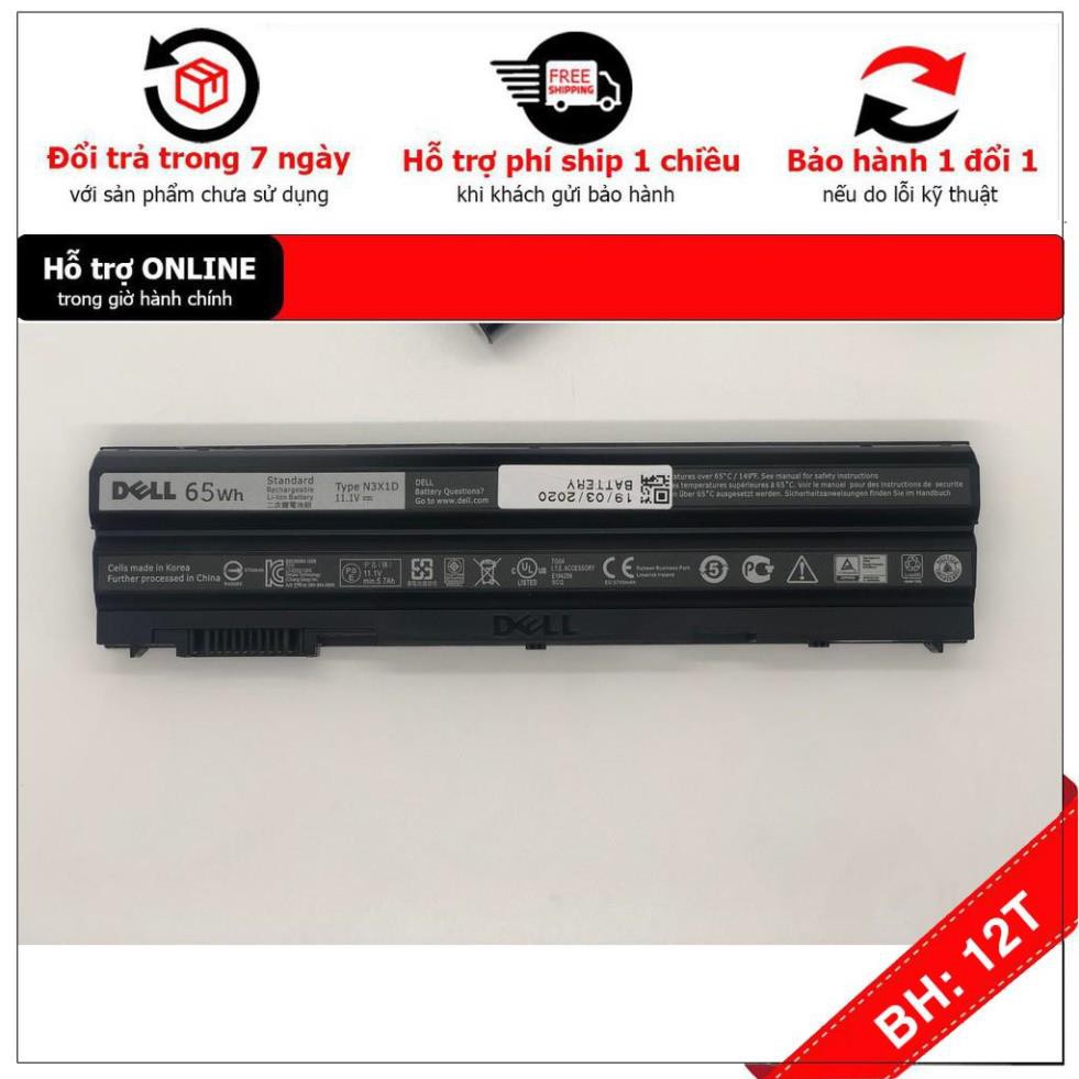 [BH12TH] Pin Dell Latitude E5420 E5430 E5520 E5530 E6420 E6430 E6520 E6530- logo D.ell mã pin T54FJ-60wh