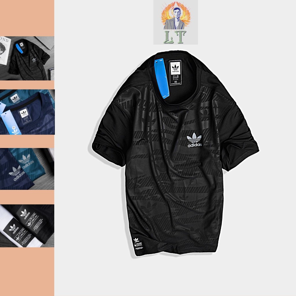 Áo phông thể thao nam, áo thun lạnh co giãn thoáng mát mặc ở nhà hoạt động thể thao dạo phố 6 màu dễ dàng lựa chọn AT05