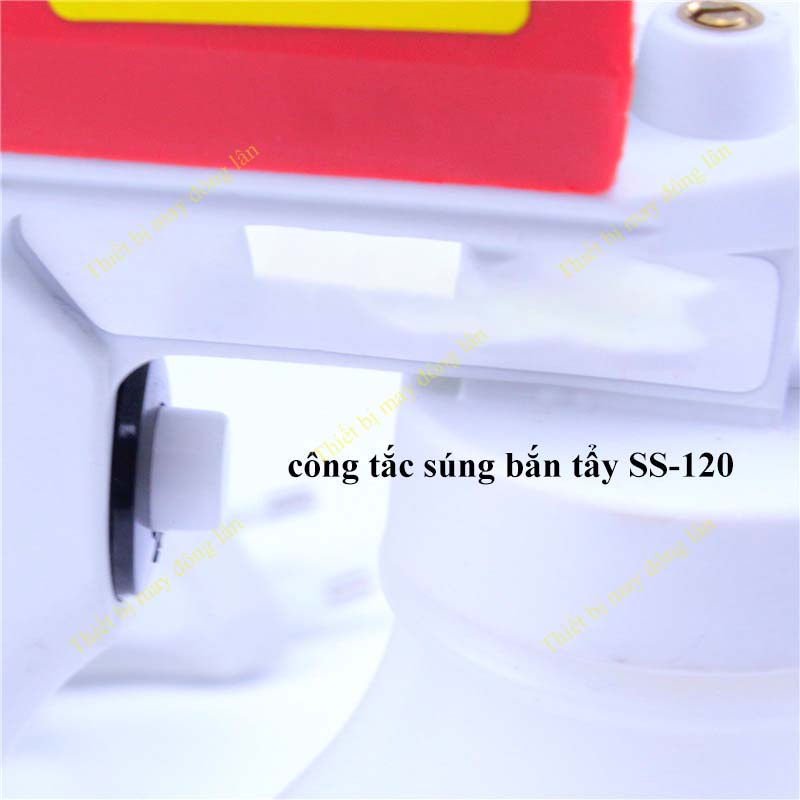 Máy bắn tẩy vải &gt; Súng bắn tẩy vết bẩn trên vải silver start SS-120 bắn tan vết bẩn&gt; vệ sinh &gt; tấy mực dầu máy
