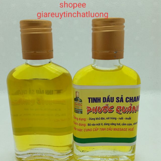 Tinh dầu sả 100ml tinh dầu đuổi muỗi đuổi côn trùng