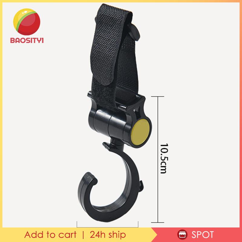 Set 1 / 2 Móc Treo Đồ Gắn Xe Đẩy Em Bé Đa Năng