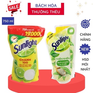 Nước Rửa chén,Rửa bát Sunlight thiên nhiên túi 750ml
