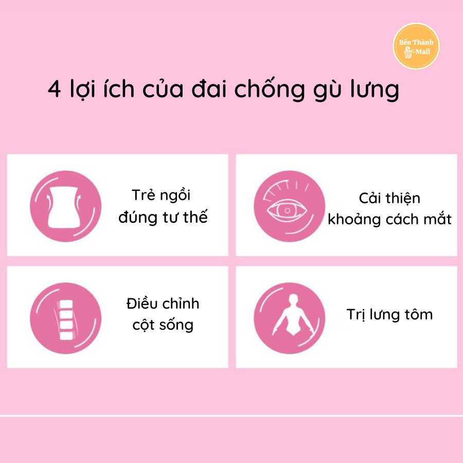 ✈️ [Freeship] Đai Chống Gù Lưng Cho Trẻ, Trị Lưng Tôm, Định Hình Cột Sống