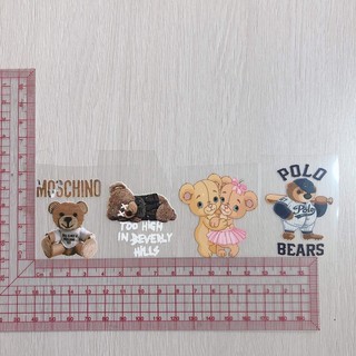 sticker hình ủi nhiệt gấu ( chọn ngẫu nhiên)