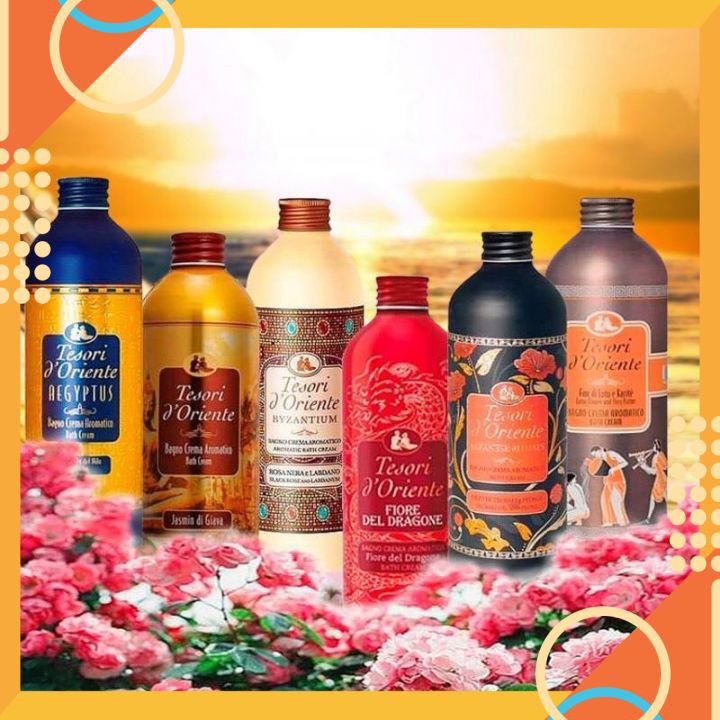 Sữa Tắm Ý Hương Nước Hoa Tesori D’Oriente Cao Cấp Italia / Chai 500ml [ CHÍNH HÃNG ] | BigBuy360 - bigbuy360.vn