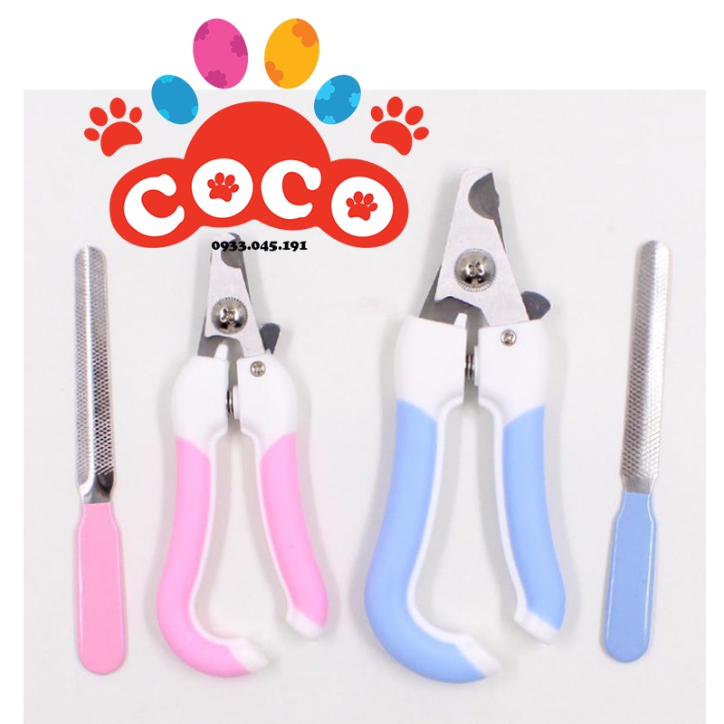 Bộ kềm cắt móng kèm giũa móng cho chó mèo - size lớn