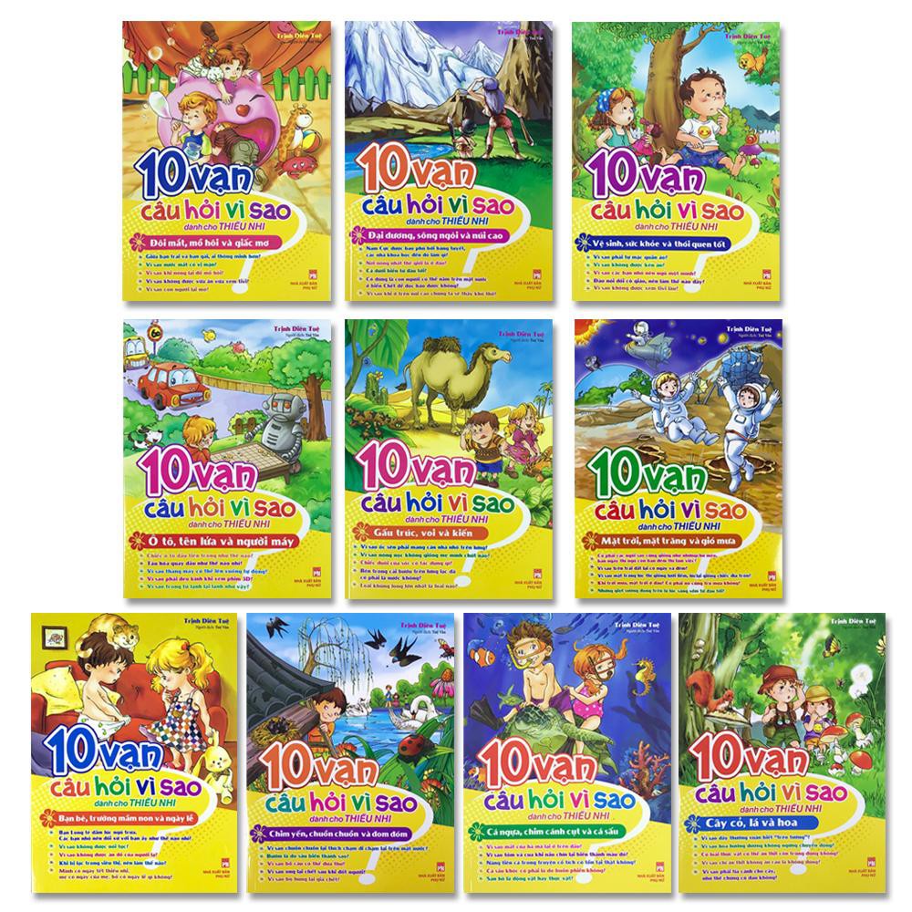 Sách: Combo 10 Vạn Câu Hỏi Vì Sao  - Tái Bản