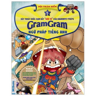 Sách - Gram Gram - Đội Thám Hiểm Ngữ Pháp Tiếng Anh - Tập 5 Giới Từ thumbnail
