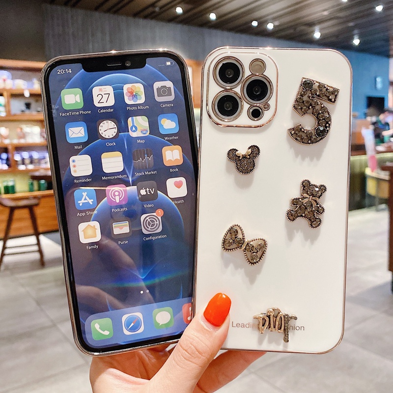 Ốp Điện Thoại Họa Tiết Gấu Chuột Mickey Cho OPPO Reno 8t 8 8z 7 7z 5G 6 4G 6z 5 5F 4F 4 Pro 2 2F