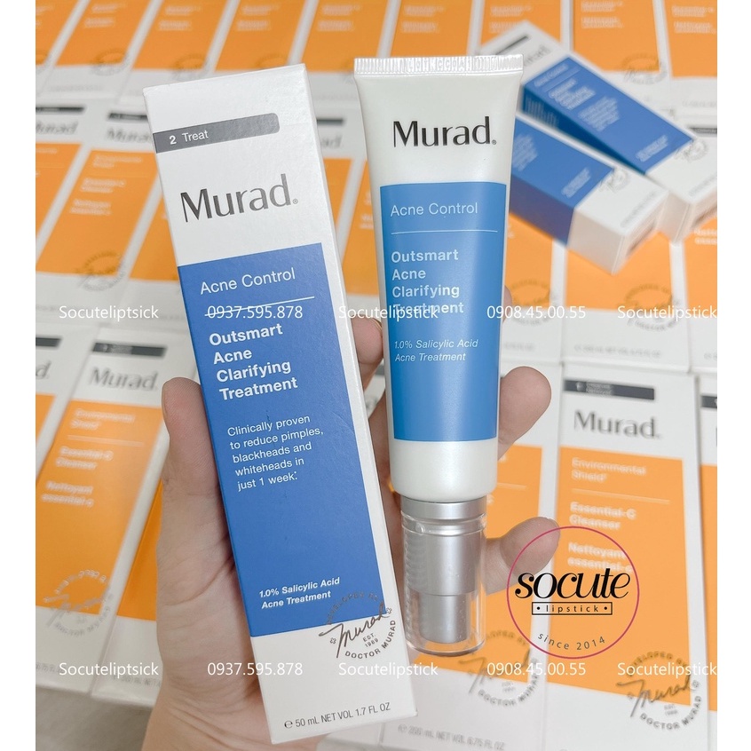 Sample Gói Serum Murad Outsmart Acne Clarifying Treatment 1.5ml