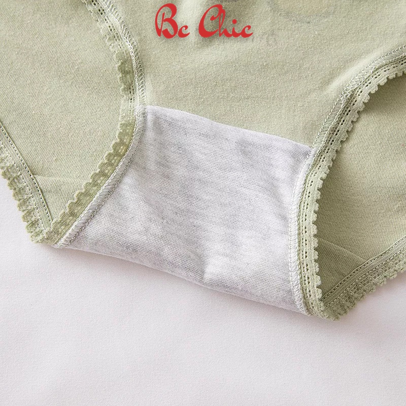 Quần lót nữ gân tăm trái bơ thoáng khí mềm mại lên dáng sexy SET Bơ Matcha Q127 BC_CHIC LINGERIE