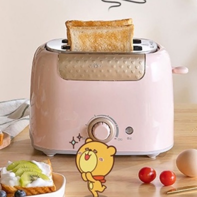 Máy nướng bánh mì sanwich Bear DSL-601 ( bản Quốc tế) 2 khe nướng với 6 cấp độ chống quá nhiệt nướng đều không cháy