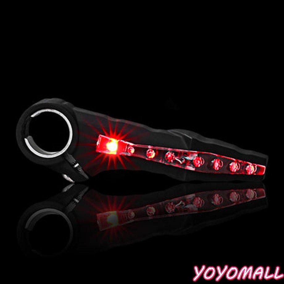 YOYO Bicycle Handlebar LED Turn Light Flash Light Handle Bar End Night Safety Lamp